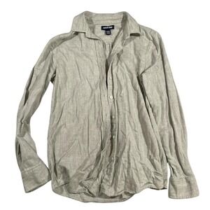 Lands' End Womens Button Down‎ Shirt Small Long Sleeve Casual 100% Cotton